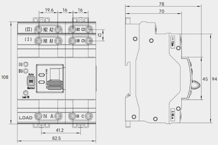 Automatinis rezervo perjungėjas 4P63A - Image 3